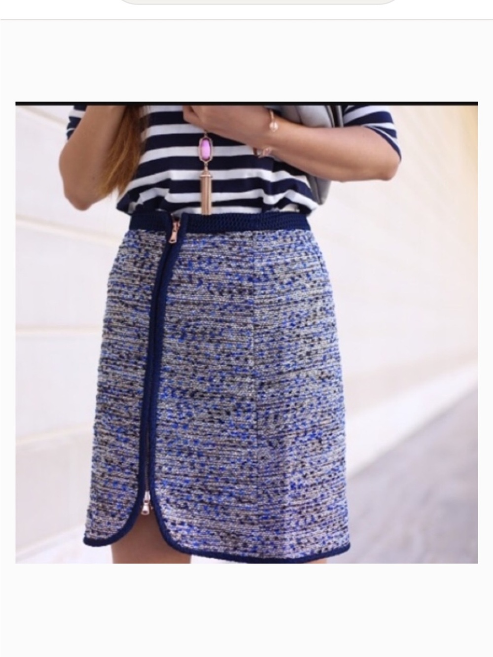 J crew Textured Tweed Mini Skirt